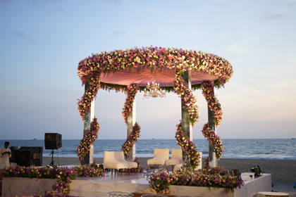 Mandap and Floral detail — Wedding decor — St. Regis